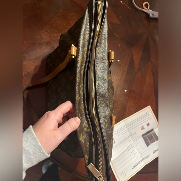 Louis Vuitton Authentic Monogram Leather Cabas Piano Tote - Picture 3 of 13